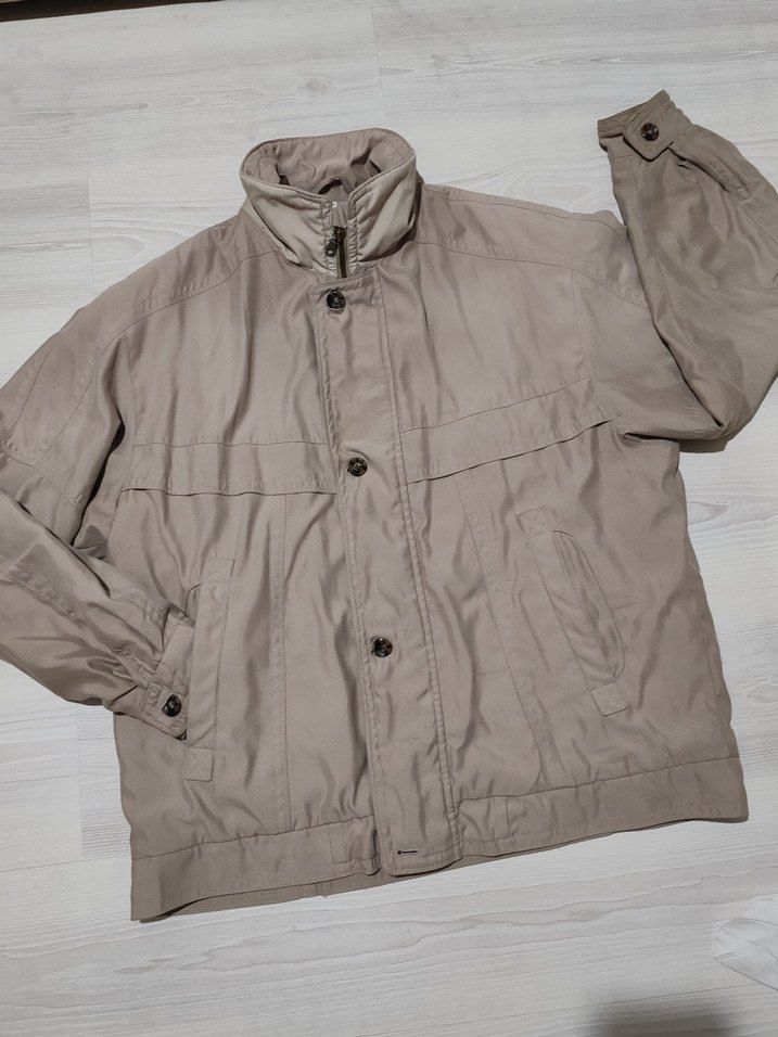 Bej Düğmeli Erkek MONT - Görsel 2