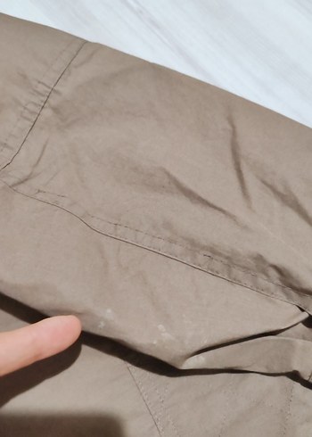 Bej Fermuarlı Rahat Kesim Erkek MEVSİMLİK MONT - Görsel 7