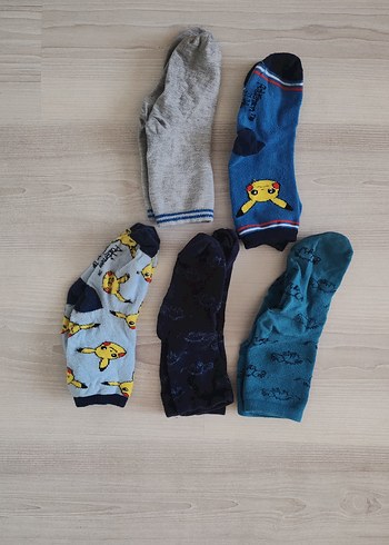 Erkek Çocuk Renkli Çorap Seti - Görsel 5