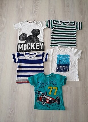 5 adet 18 24 ay tshirt 