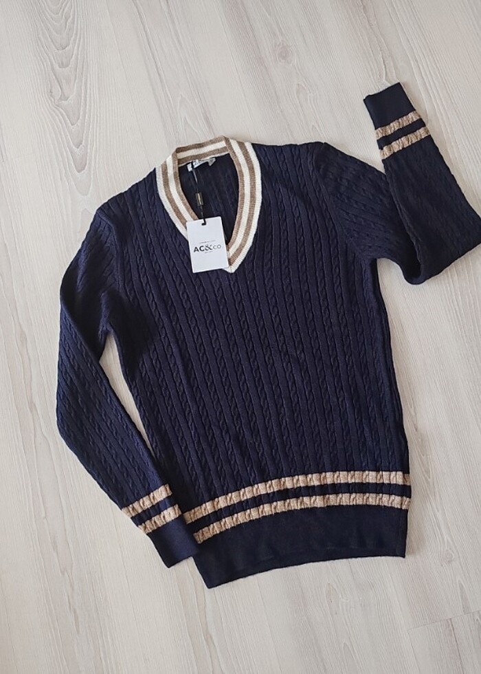 ALTIN YILDIZ CLASSIC M BEDEN KAZAK  - Görsel 3