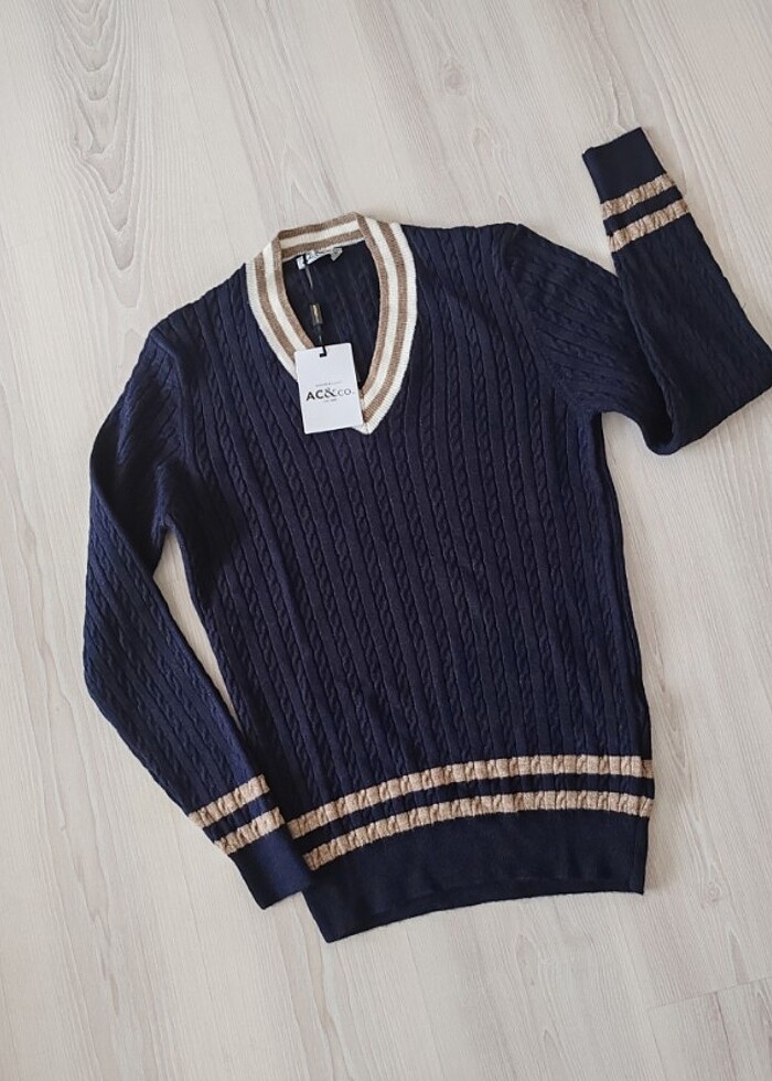 ALTIN YILDIZ CLASSIC M BEDEN KAZAK  - Görsel 4