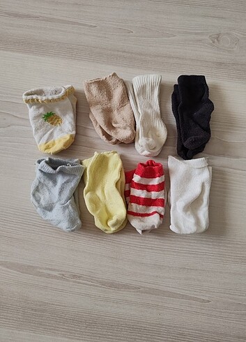 03 ay 8 çift ÇORAP - Görsel 4