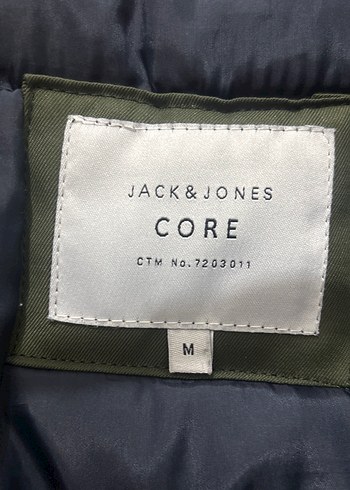 Jack Jones Erkek Koyu Yeşil Fermuarlı Mont - Görsel 5