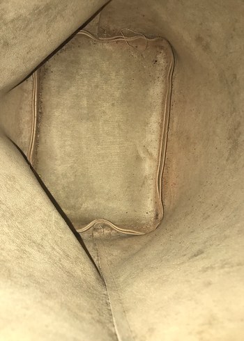 Beden camel Renk Bej Deri Kadın Omuz Çantası Tokalı