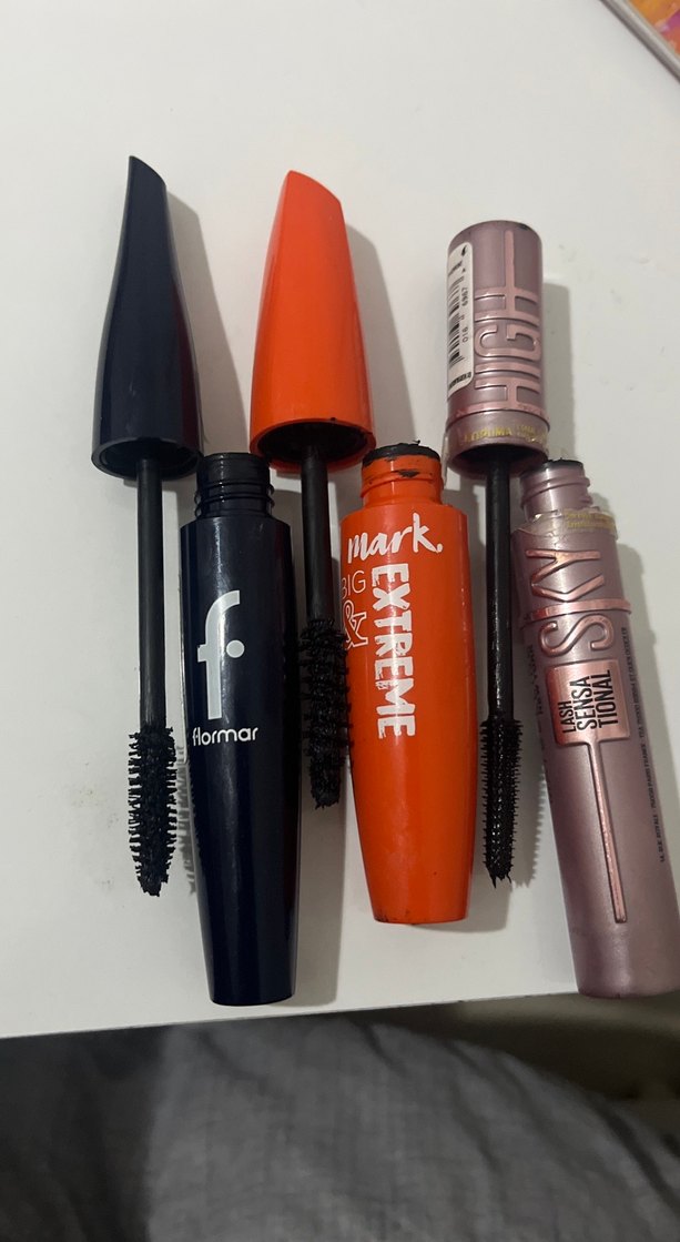 Siyah Maskara Seti - Flormar, Mark, Maybelline - Görsel 2