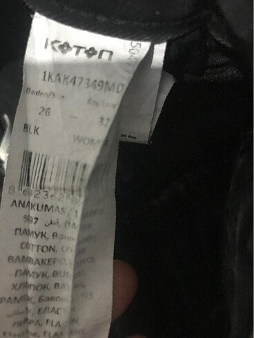 26 Beden gri Renk Pantolon
