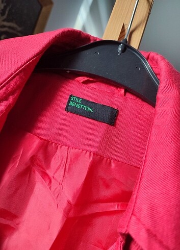 Benetton Benetton sıfır trençkot 