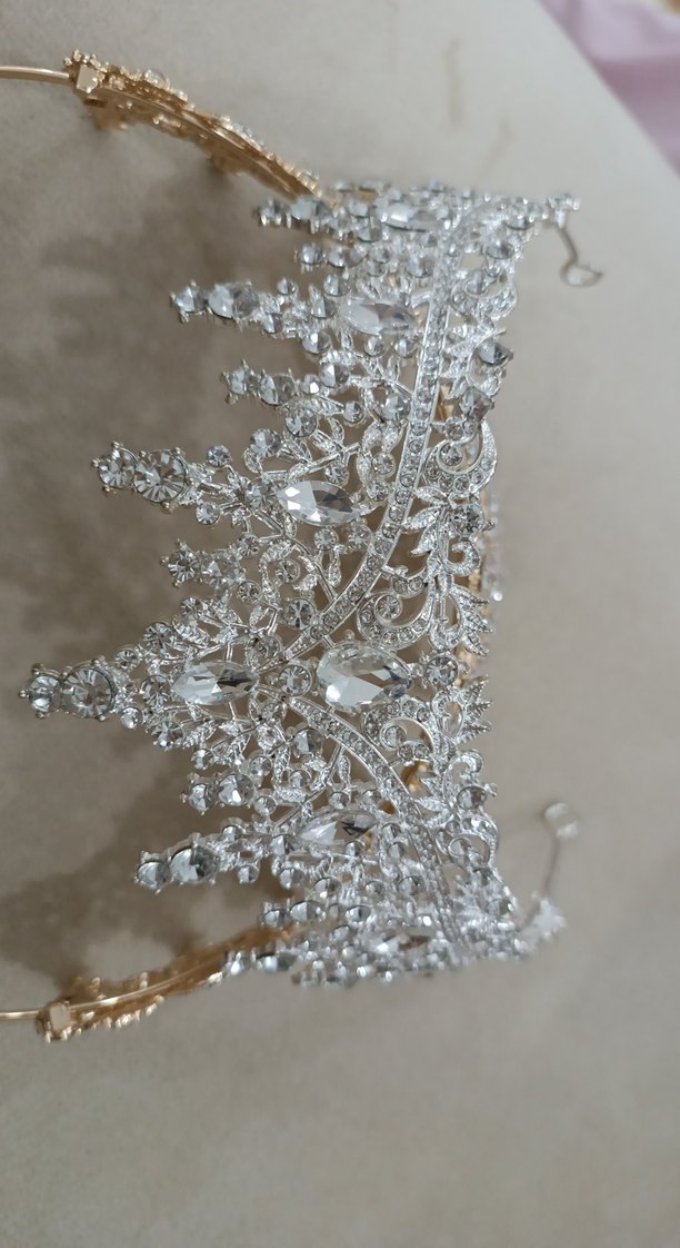 Diger İşlemeli Altın ve gümüş Renkli Gelin Aksesuarı - Görsel 5