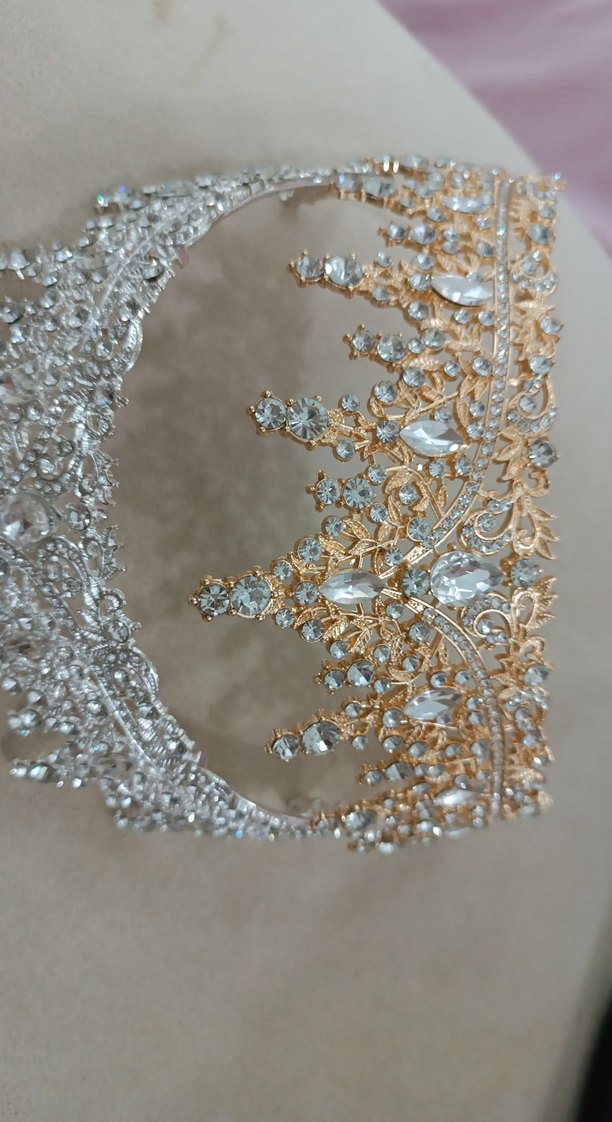 Diger İşlemeli Altın ve gümüş Renkli Gelin Aksesuarı - Görsel 3