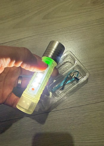 Beyaz ve Kırmızı LED Mini Fener fonksiyonel - Görsel 3