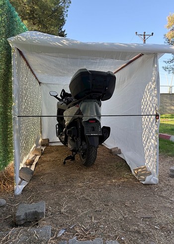 Seyyar Portatif Motosiklet Garajı 2.5x1.5 - Görsel 3