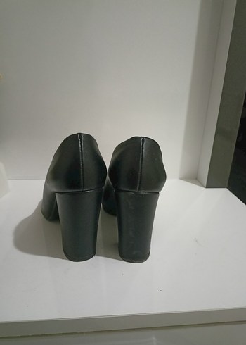 39 Beden Siyah Kadın Klasik Topuklu Stiletto