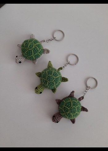 Renkli  Kaplumbağa Anahtarlık - Görsel 3