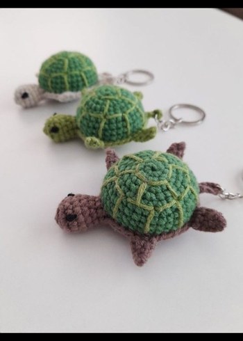 Renkli  Kaplumbağa Anahtarlık - Görsel 2