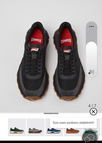 Siyah Erkek Spor Ayakkabı - Camper - Görsel 2