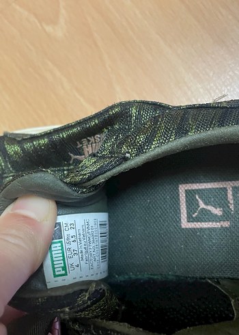 Yeşil Yılan Desenli Platform Spor Ayakkabı - Görsel 4