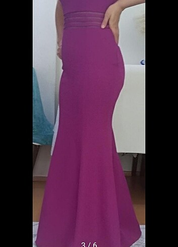 Bayan mürdüm abiye - Görsel 5