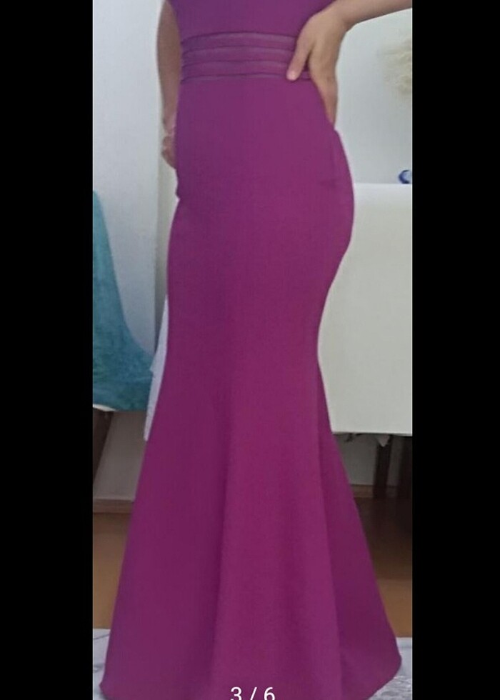 Bayan mürdüm abiye - Görsel 5