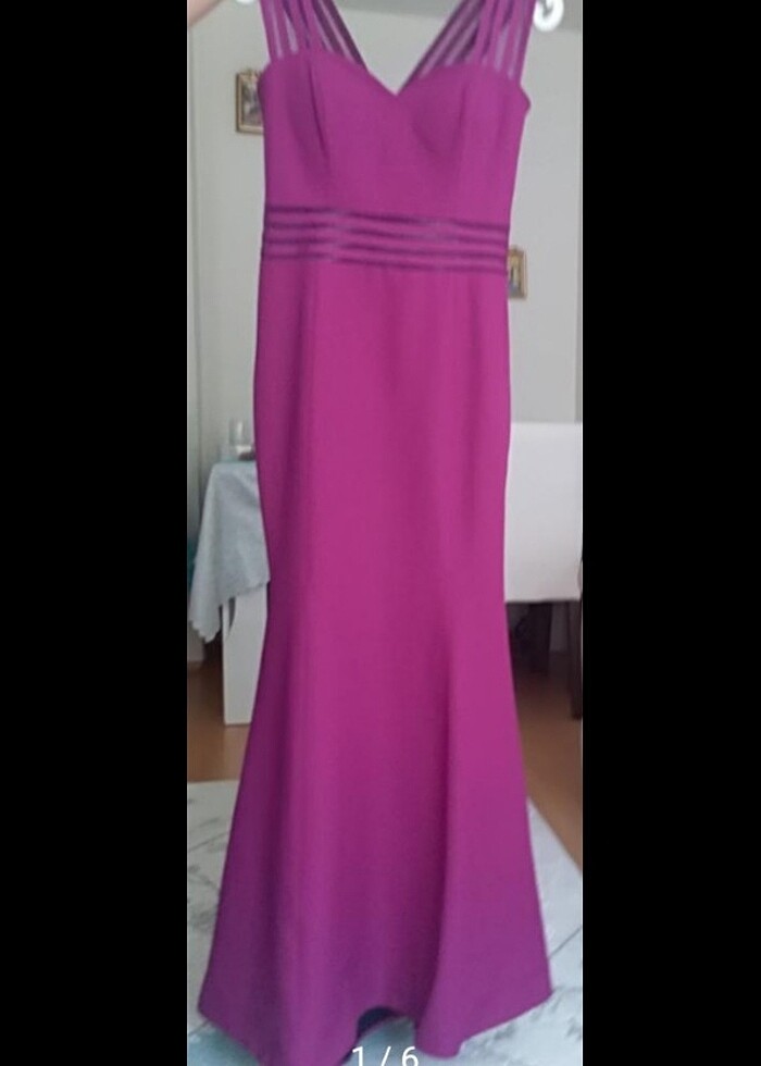 Bayan mürdüm abiye - Görsel 2