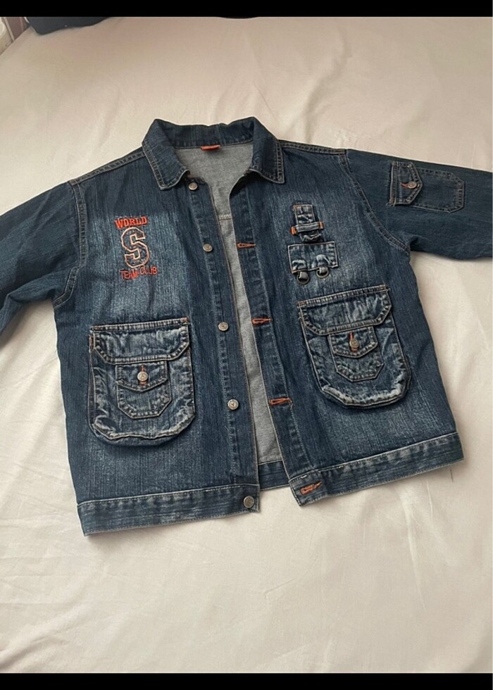 Erkek çocuk kot ceket - Görsel 2