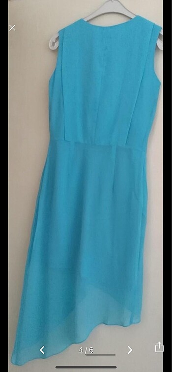 Kadın asimetrik kesim elbise ???? - Görsel 4