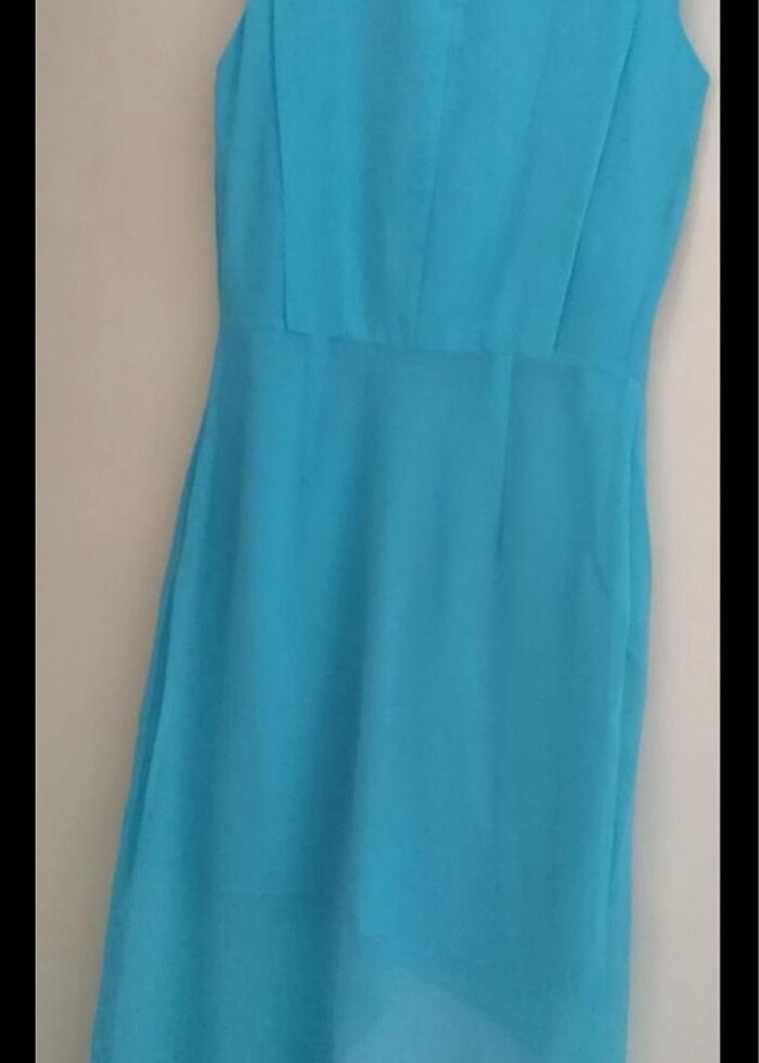 Kadın asimetrik kesim elbise ???? - Görsel 4