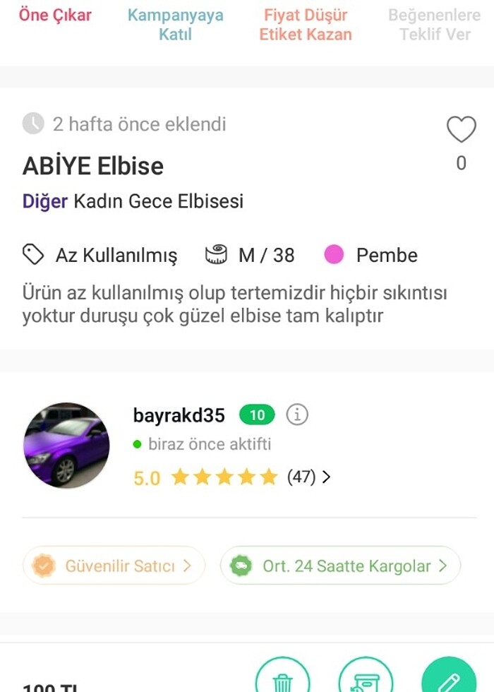 Bayan elbise  - Görsel 4