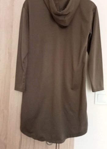 Zara asker yeşili,Kapüşonlu Sweatshirt tunik