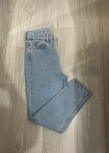 Düz Kesim Midi Boy Denim Kadın Pantolon - Görsel 3