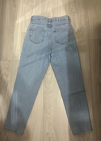 Düz Kesim Midi Boy Denim Kadın Pantolon - Görsel 4