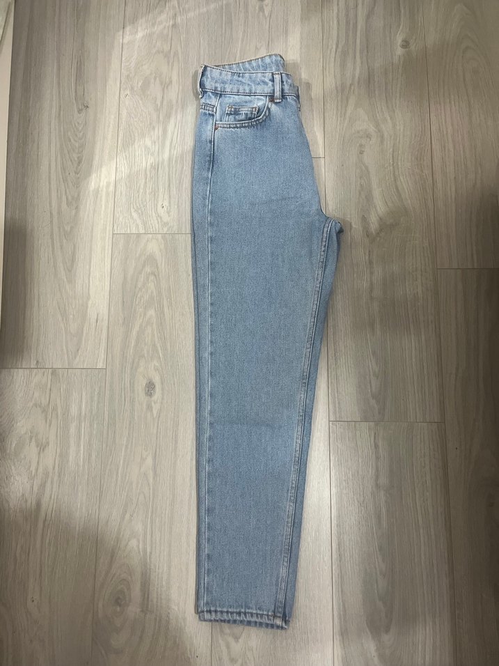 Düz Kesim Midi Boy Denim Kadın Pantolon - Görsel 2