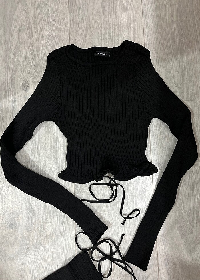 Triko bluz etek takım - Görsel 2