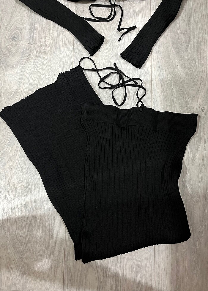 Triko bluz etek takım - Görsel 3