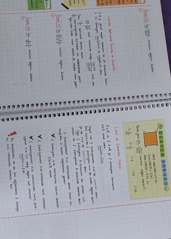 Beden Renk AYT Matematik Destek Serisi Defteri