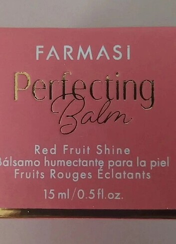 Farmasi Perfecting Balm Red Fruit Shine 15 ml 