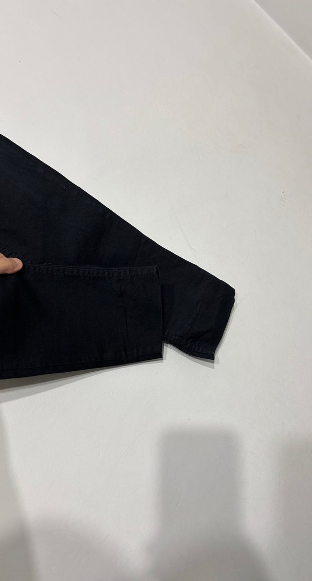 Siyah Kemerli Regular Fit Denim Pantolon - Görsel 2
