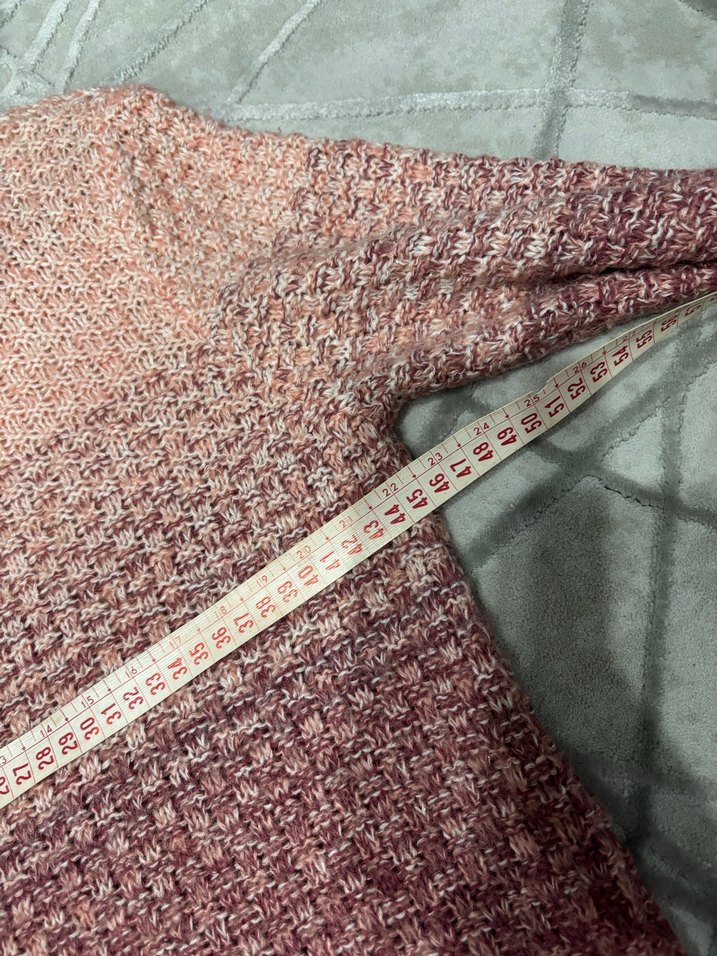 Kadın Pembe  Triko Uzun Kollu Kazak - Görsel 4