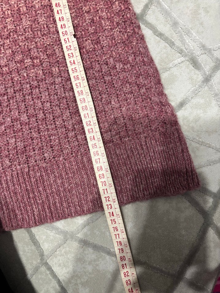 Kadın Pembe  Triko Uzun Kollu Kazak - Görsel 5