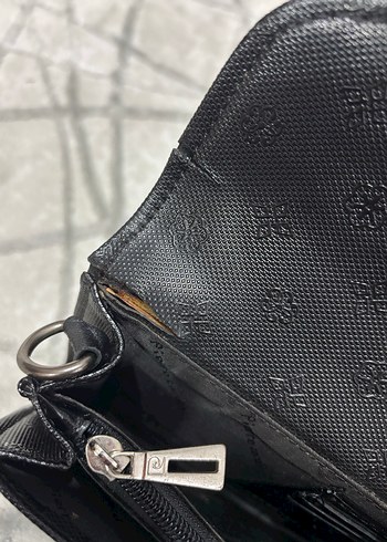 Zincir Detaylı Siyah Deri Kadın Cüzdan - Görsel 2