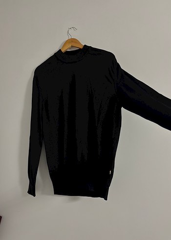 Beymen Siyah Minimal Triko Kazak
