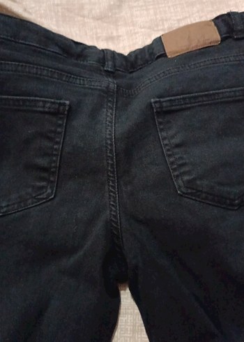 11-12 Yaş Beden siyah Renk Siyah erkek çocuk denim pantolon