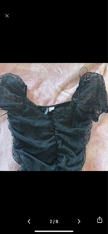 H&M Hm puantiyeli elbise