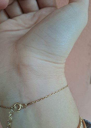 Renkli Boncuklu Kadın  gumus Bileklik - Görsel 3