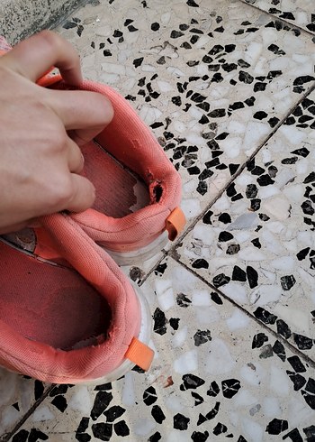 turuncu  Bağcıklı Kadın Spor Ayakkabı - Görsel 5