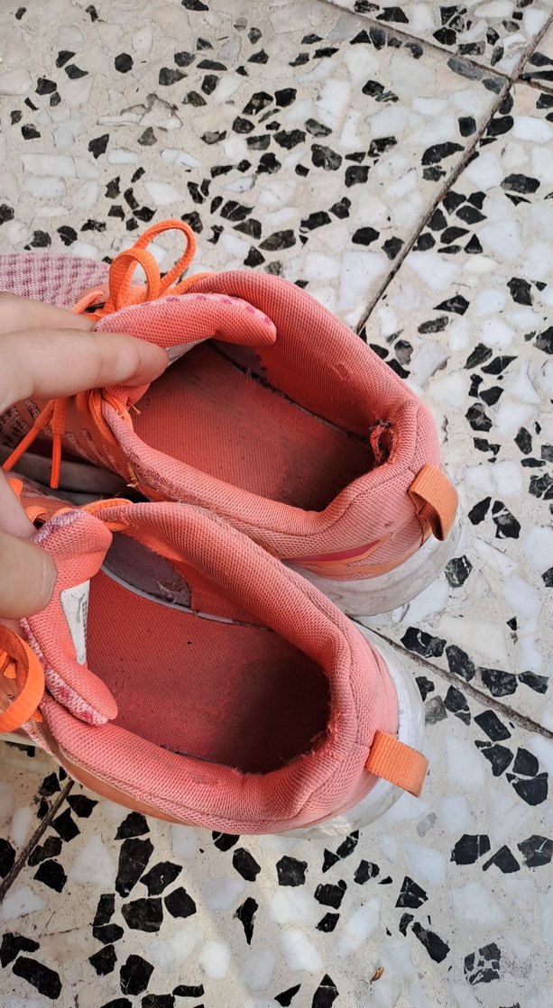 turuncu  Bağcıklı Kadın Spor Ayakkabı - Görsel 4