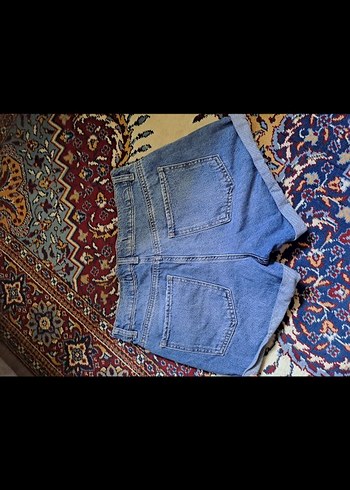 Bohem Stil Kadın Kot Şort - Görsel 4