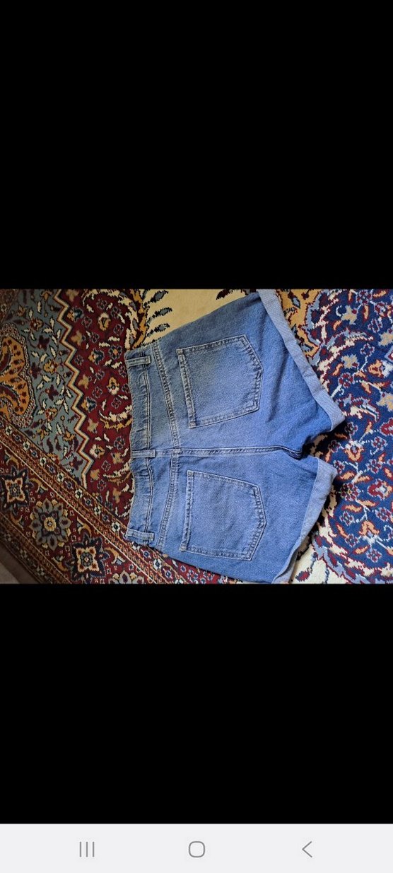 Bohem Stil Kadın Kot Şort - Görsel 4