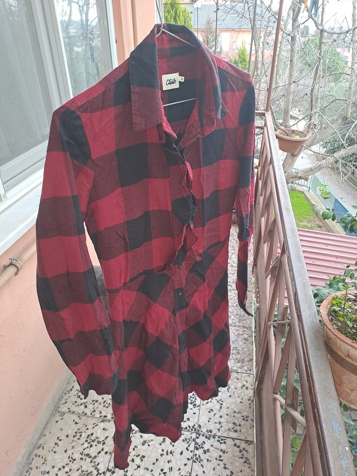 gomlek elbise - Görsel 3