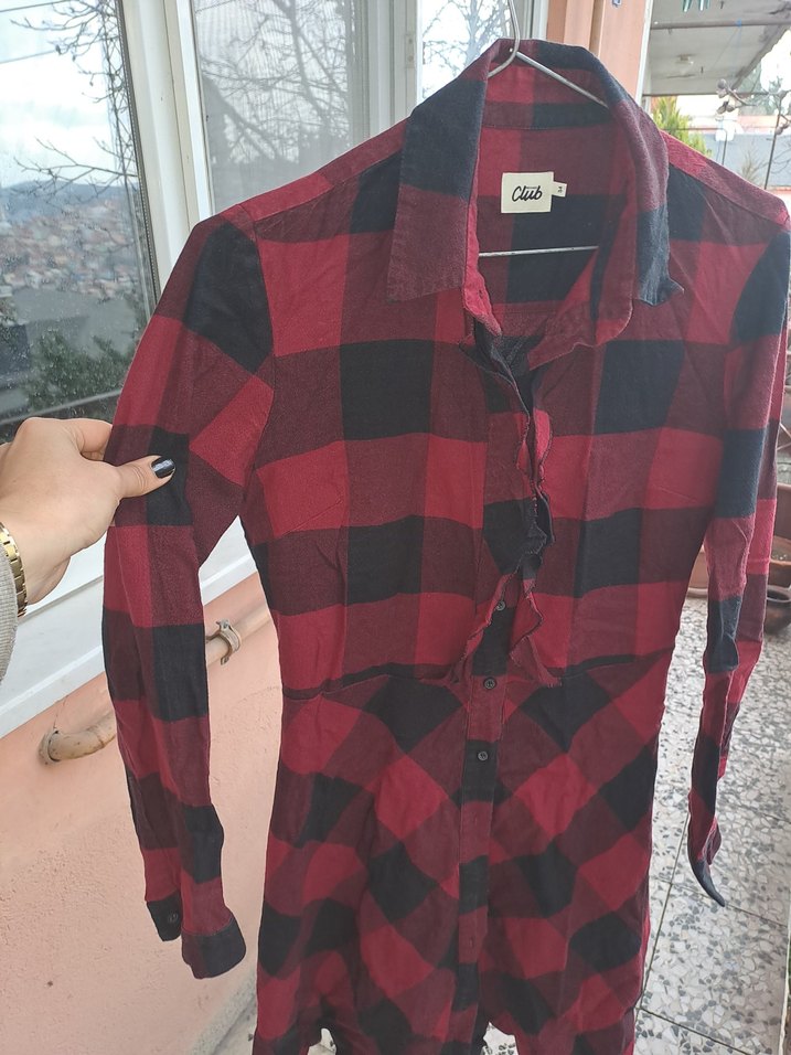 gomlek elbise - Görsel 2